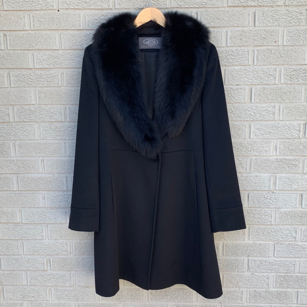 Dominic Bellissimo Fine Wool & Fox Collar Coat - Picture 2 of 14